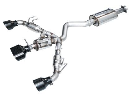 AWE Tuning 2023+ Toyota GR Corolla Touring Edition Exhaust - Diamond Black Tips - Coastal Auto Performance