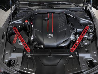 aFe CONTROL Front Suspension Strut Brace Red - Toyota GR Supra (A90) 20-21 - Coastal Auto Performance