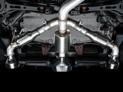 AWE Tuning 2023+ Toyota GR Corolla Track Edition Exhaust - Diamond Black Tips - Coastal Auto Performance
