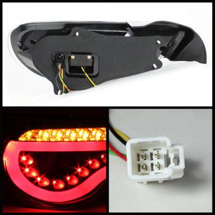 Spyder Scion FRS /Subaru BRZ Light Bar LED Tail Lights Black - Coastal Auto Performance
