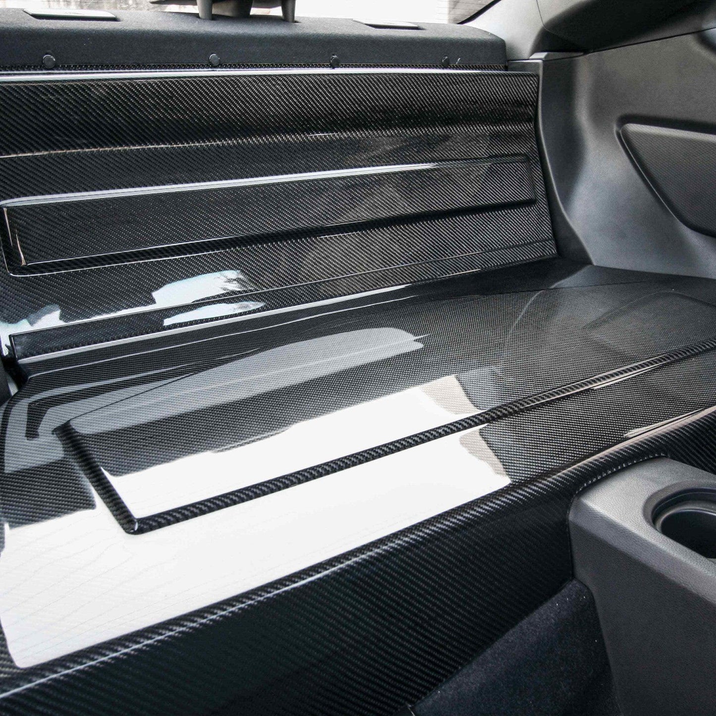 Carbon fiber rear seat panels for 2013-2020 Scion FRS / Subaru BRZ (2 pieces) - Coastal Auto Performance