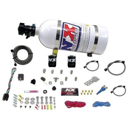 Nitrous Express All Sport Compact EFI Single Nozzle Nitrous Kit (35-50-75HP) w/10lb Bottle - Coastal Auto Performance