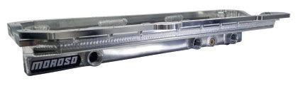 Moroso Toyota 2JZ-GE/2JZ-GTE w/Three -12An Fittings Dry Sump Aluminum Oil Pan - Coastal Auto Performance