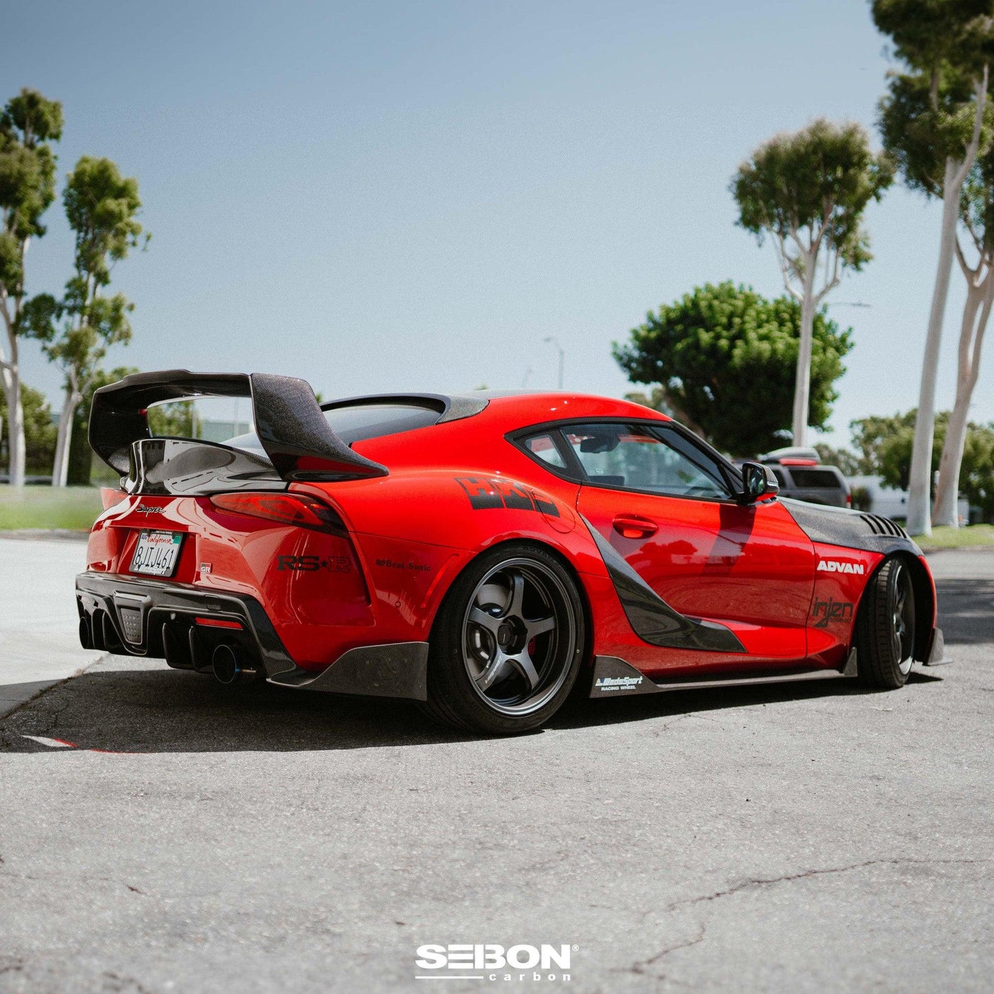 MB-style carbon fiber rear diffuser for 2020-2024 Toyota GR Supra - Coastal Auto Performance