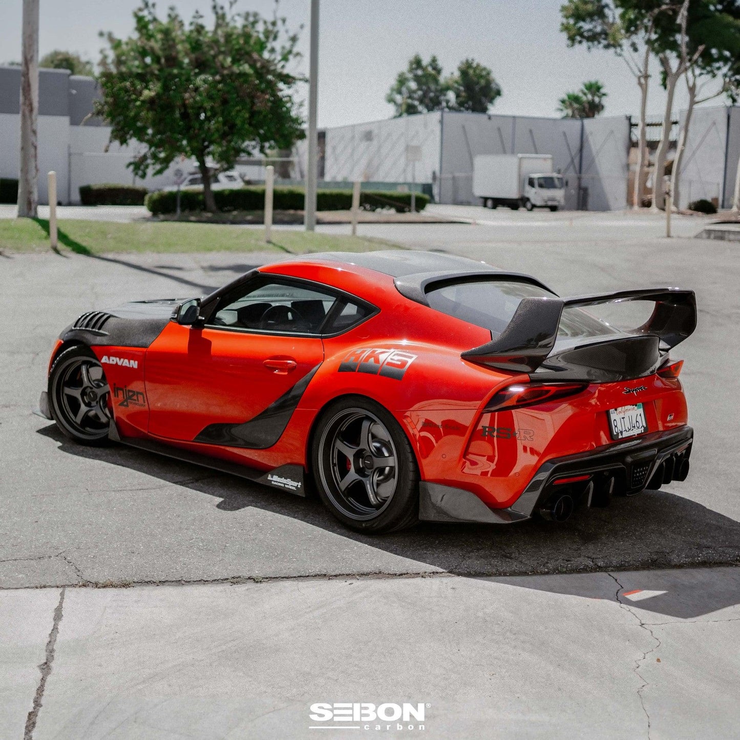 Seibon 2020+ Toyota GR Supra Carbon Fiber Rear Roof Spoiler - Coastal Auto Performance