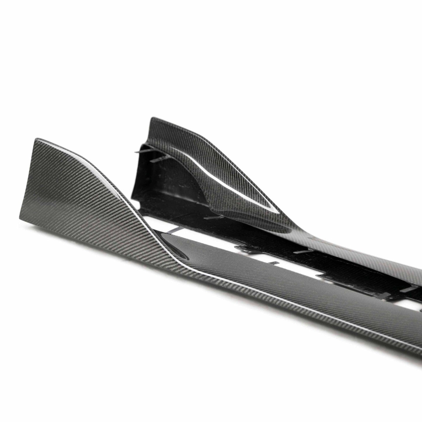MB-style carbon fiber side skirts for 2020-2024 Toyota GR Supra - Coastal Auto Performance