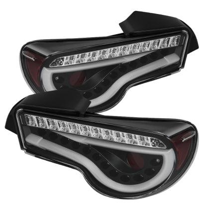 Spyder Scion FRS /Subaru BRZ Light Bar LED Tail Lights Black - Coastal Auto Performance