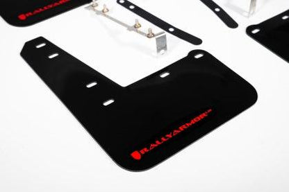 Rally Armor 23-25 Toyota GR Corolla Black UR Mud Flap w/Red Logo - Coastal Auto Performance