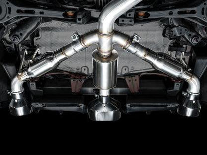 AWE Tuning 2023+ Toyota GR Corolla Track Edition Exhaust - Diamond Black Tips - Coastal Auto Performance