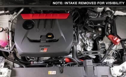 K&N 23-24 Toyota GR Corolla L3 1.6L Charge Pipe Kit - Wrinkle Red - Coastal Auto Performance
