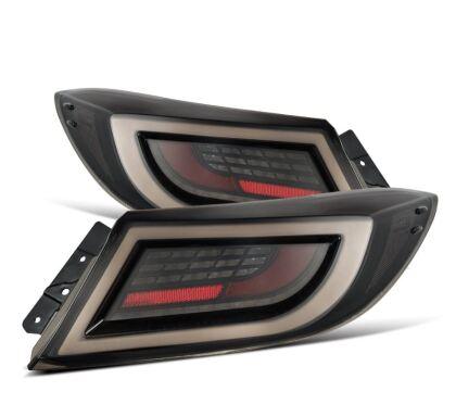 AlphaRex 22-24 Toyota GR86 LUXX LED Taillights Black Smoke - Coastal Auto Performance