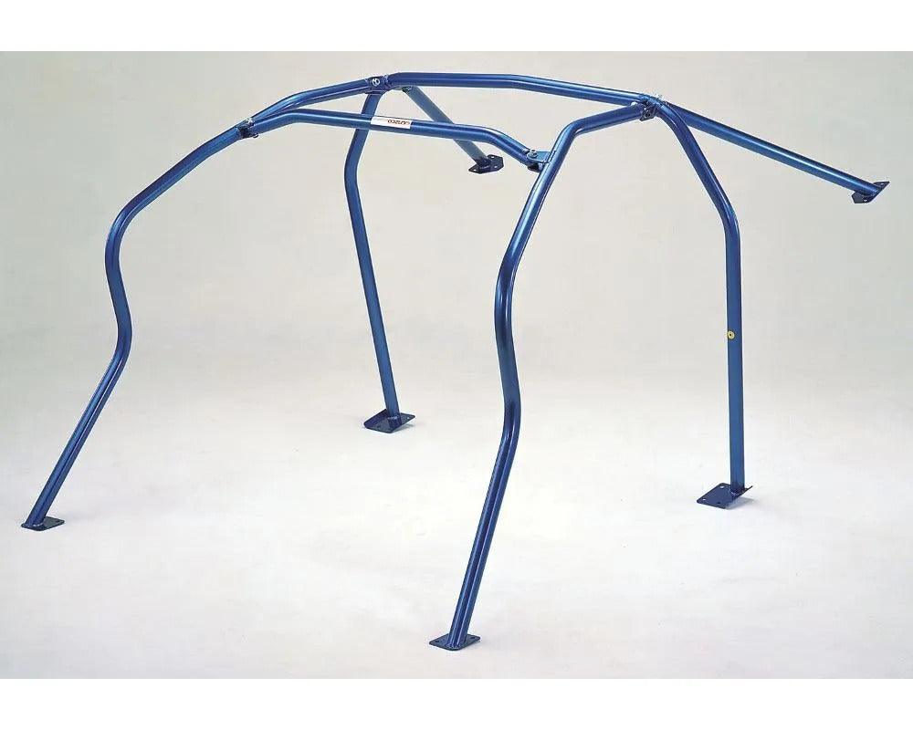 Cusco D1 Chromoly 6PT 5-Pssgr Blue Roll Cage 92-96 Toyota Chaser/Mark II (JZX90 Non-Sunroof Model) - Coastal Auto Performance