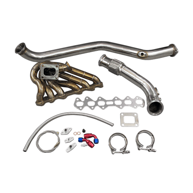 Turbo Downpipe Intercooler Kit For 1993-2002 Toyota Supra MK4 2JZ-GTE - Coastal Auto Performance