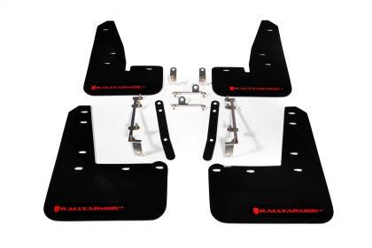 Rally Armor 23-25 Toyota GR Corolla Black UR Mud Flap w/Red Logo - Coastal Auto Performance