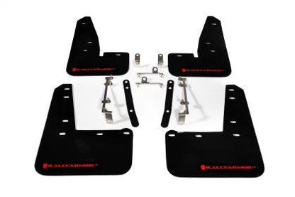 Rally Armor 23-25 Toyota GR Corolla Black UR Mud Flap w/Red Logo - Coastal Auto Performance