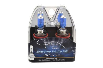 Hella H11 12V 55W Xenon White XB Bulb (Pair) - Coastal Auto Performance