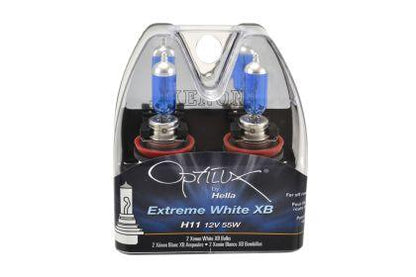 Hella H11 12V 55W Xenon White XB Bulb (Pair) - Coastal Auto Performance