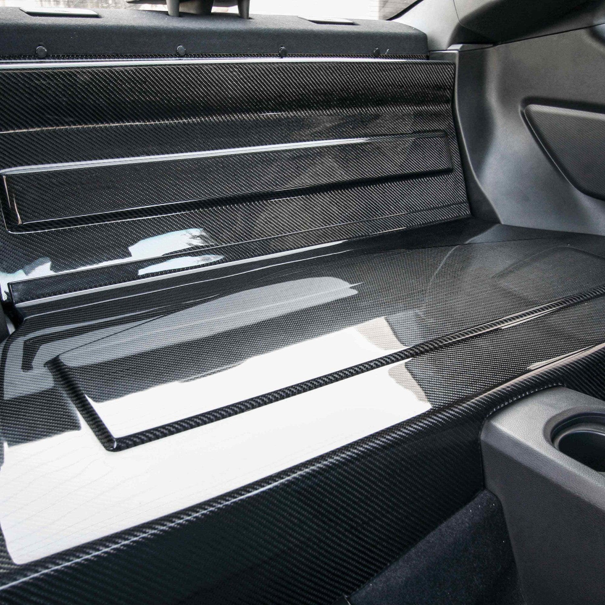 Carbon fiber rear seat panels for 2013-2020 Scion FRS / Subaru BRZ (2 pieces) - Coastal Auto Performance