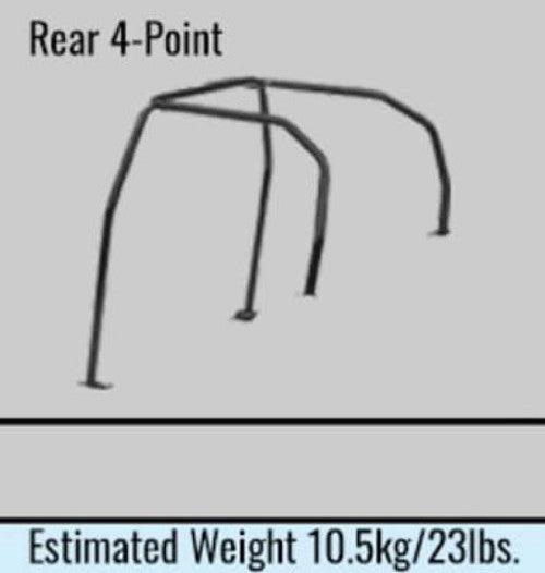 Cusco D1 Chromoly 2-Pssgr 4-PT Roll Cage 92-96 Toyota Chaser (JZX90) - Non-Sunroof Model Only - Coastal Auto Performance