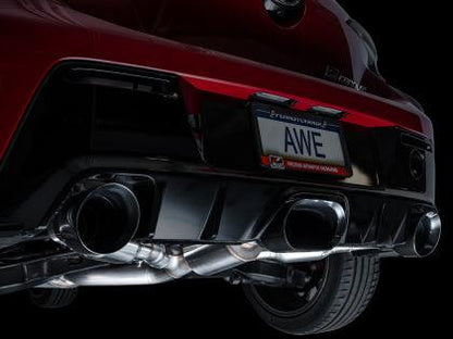 AWE Tuning 2023+ Toyota GR Corolla Track Edition Exhaust - Diamond Black Tips - Coastal Auto Performance