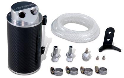 Mishimoto 2013+ Subaru BRZ / 2017+ Toyota 86 / 13-16 Scion FR-S Baffled Oil Catch Can Kit - Black - Coastal Auto Performance