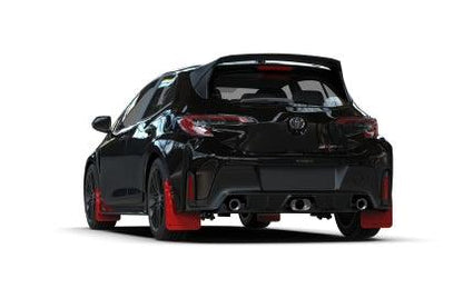 Rally Armor 23-25 Toyota GR Corolla Red UR Mud Flap w/Black Logo - Coastal Auto Performance