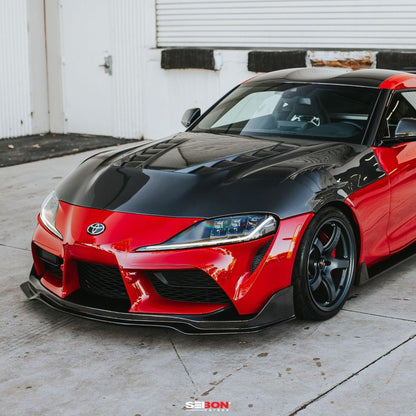 Seibon 2020+ Toyota GR Supra TV-Style Carbon Fiber Hood - Coastal Auto Performance