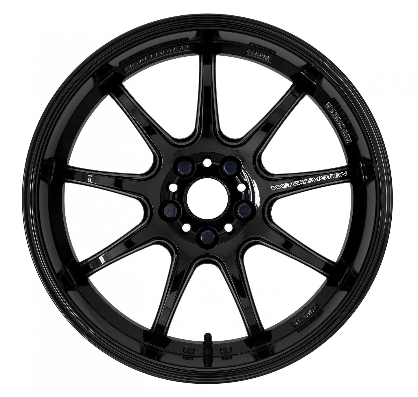 WORK EMOTION D9R (BLK-GLOSS BLACK): 18×10.5 +30 5-114.3 - Coastal Auto Performance