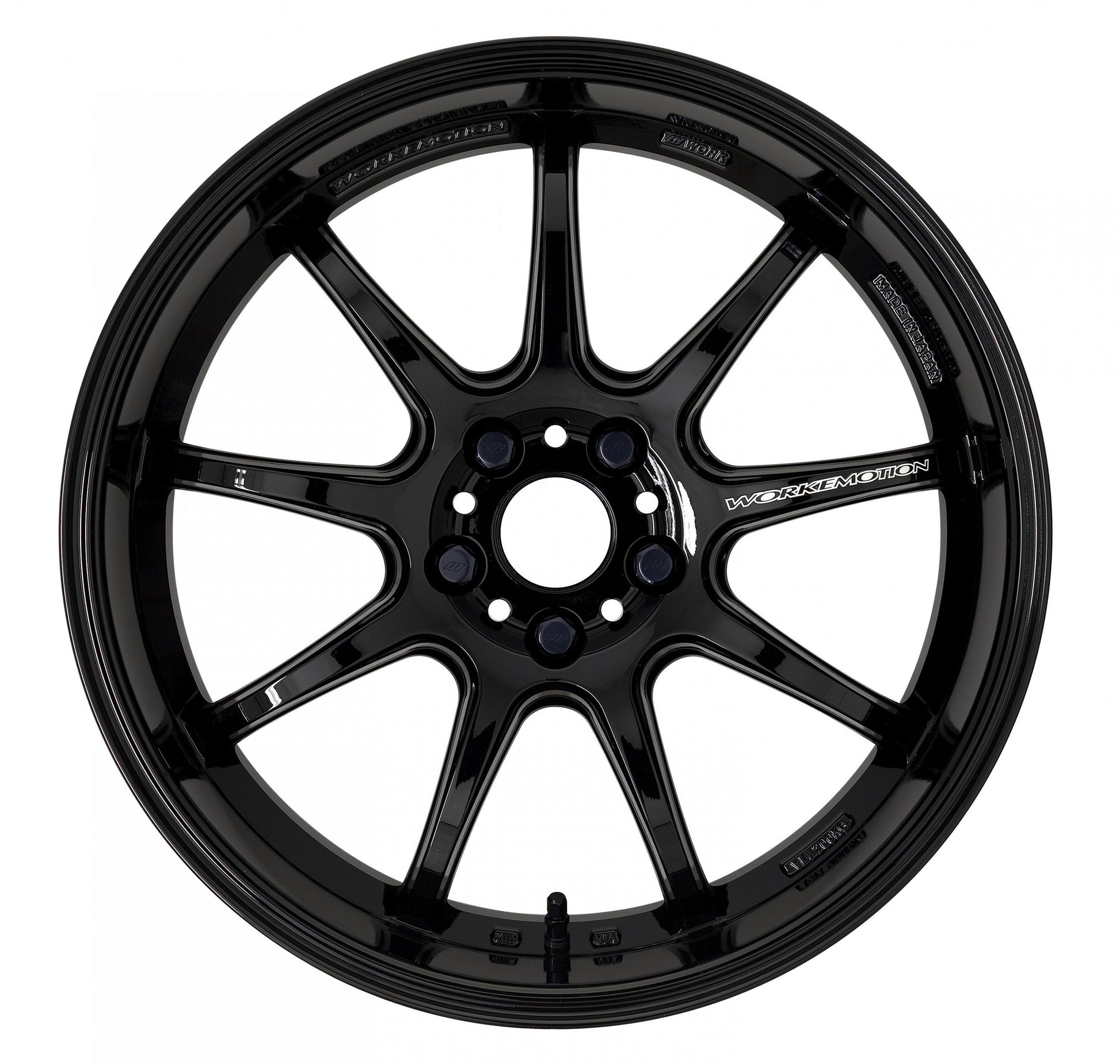 WORK EMOTION D9R (BLK-GLOSS BLACK): 18×10.5 +30 5-114.3 - Coastal Auto Performance