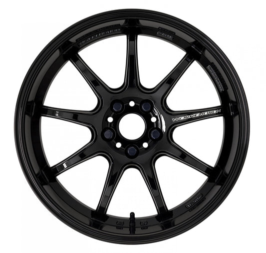 WORK EMOTION D9R (BLK-GLOSS BLACK): 18×9.5 +15 5-114.3 - Coastal Auto Performance