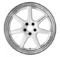 WORK EMOTION T7R 2P WHITE: 19×10.5 +3 Adisk 5-114.3 - Coastal Auto Performance