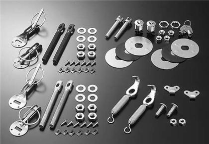 Cusco Hood Pins Aluminum-Black - Coastal Auto Performance