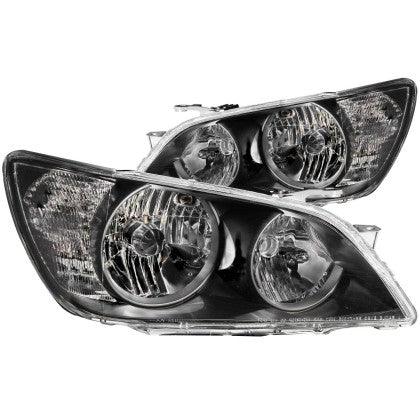 ANZO 2001-2005 Lexus Is300 Crystal Headlights Black (Pair) - Coastal Auto Performance