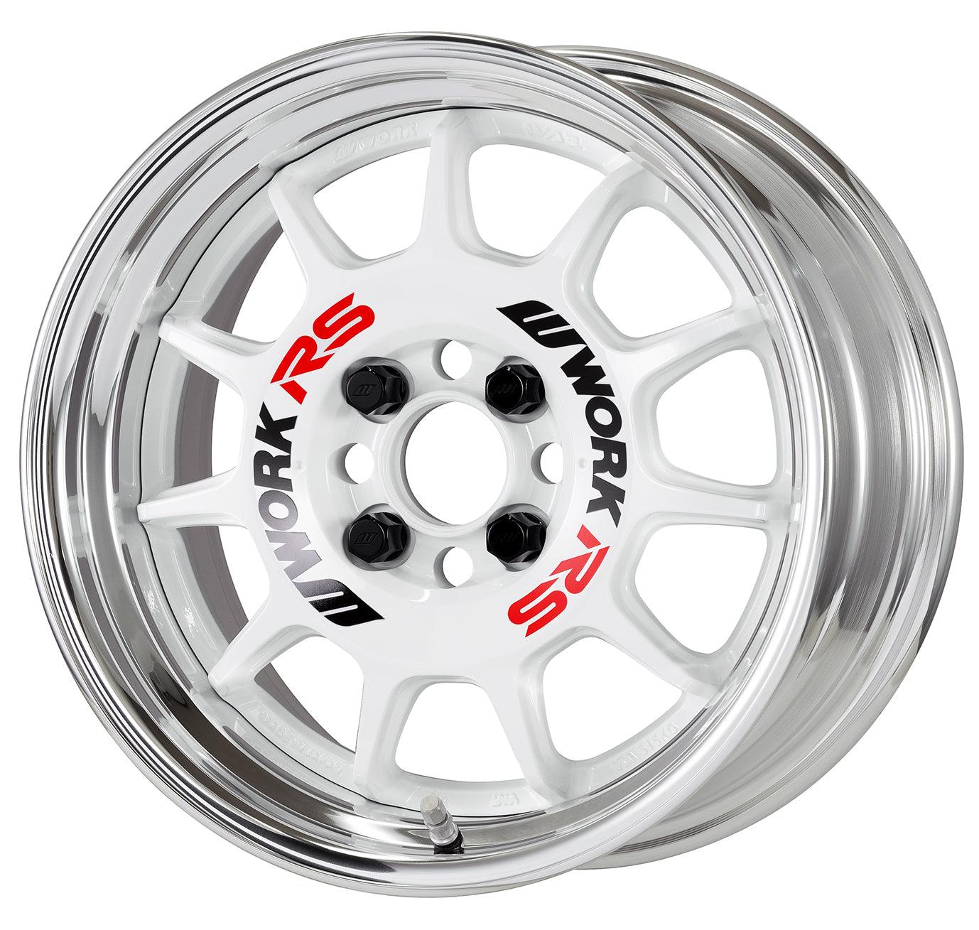 WORK EMOTION RS11 WHITE: 17×8.0 +45 Rdisk 5-114.3 - Coastal Auto Performance