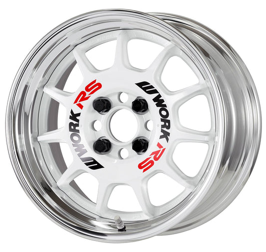 WORK EMOTION RS11 WHITE: 17×8.0 +45 Rdisk 5-114.3 - Coastal Auto Performance