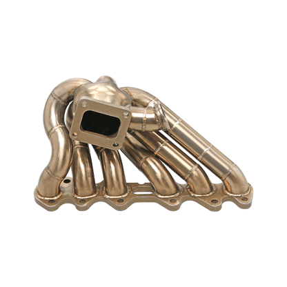 CXRacing T4 Single Top Mount Turbo Manifold For 2JZGTE 2JZ-GTE IS300 GS300 Supra - Coastal Auto Performance