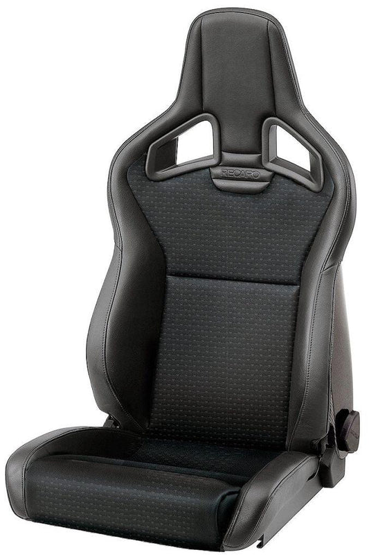 RECARO CROSS SPORTSTER CS W/HEAT SEAT: LEATHER BLACK/CARBON (L) - Coastal Auto Performance
