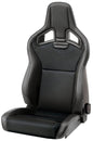 RECARO CROSS SPORTSTER CS W/HEAT SEAT: LEATHER BLACK/CARBON (L) - Coastal Auto Performance
