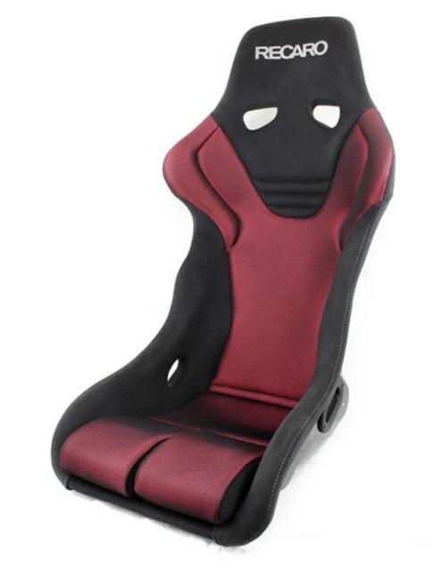 RECARO JDM SEAT: RS-G GK KAMUI BLACK/GLASS MESH RED (FRP) - Coastal Auto Performance