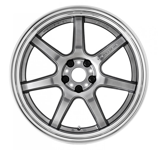 WORK EMOTION T7R 2P GT SILVER: 19×10.0 -5 Adisk 5-114.3 - Coastal Auto Performance