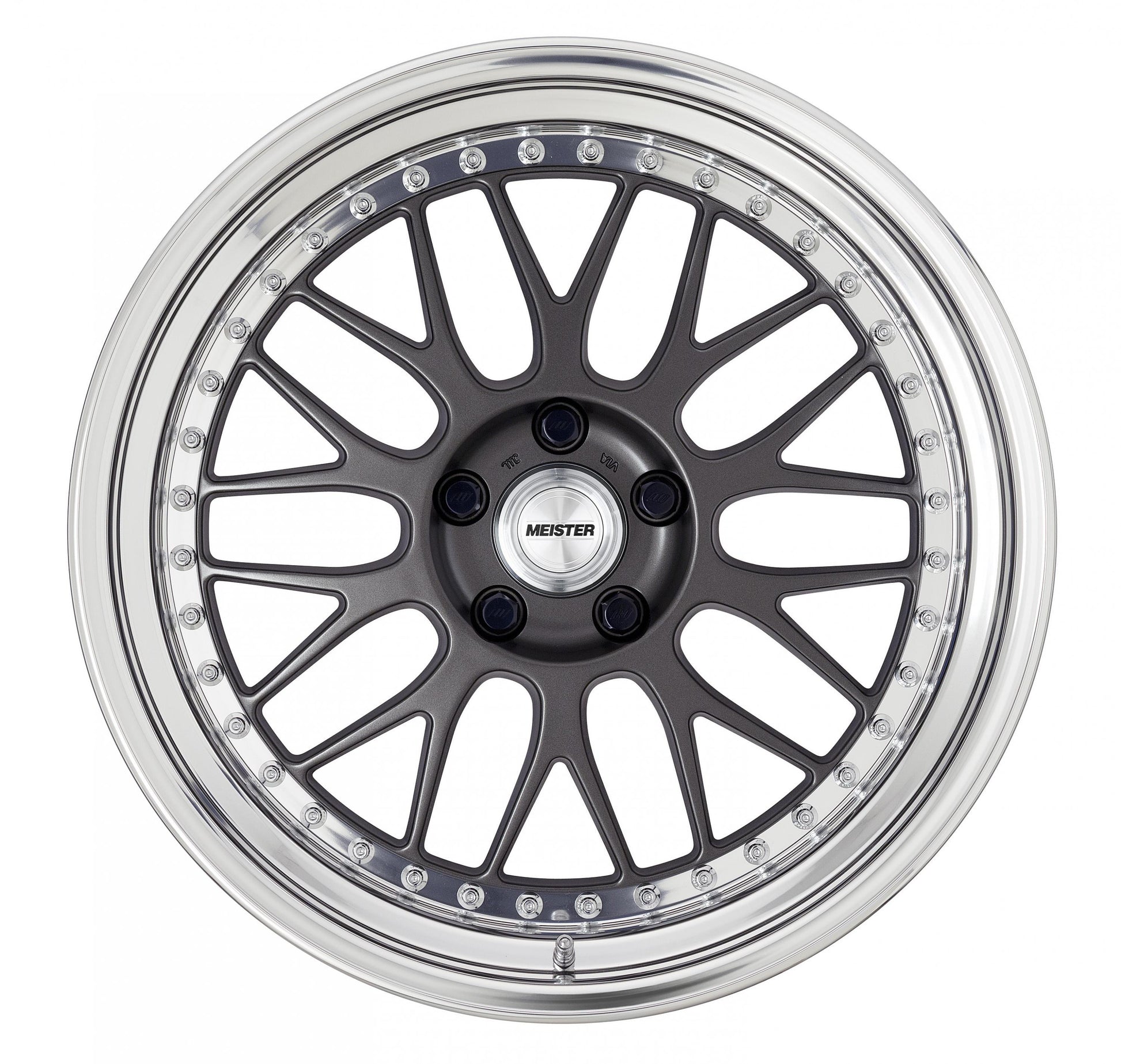 WORK MESITER M1 3P MATTE GUNMETAL: 18×11.0 -2 Rdisk 5-114.3 - Coastal Auto Performance