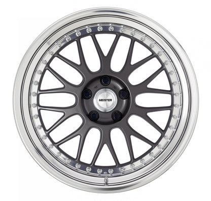 WORK MESITER M1 3P MATTE GUNMETAL: 18×11.0 -2 Rdisk 5-114.3 - Coastal Auto Performance