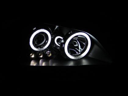 ANZO 2001-2005 Lexus Is300 Projector Headlights w/ Halo Black (Pair) - Coastal Auto Performance