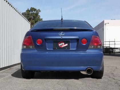 AFE Cat-Back Exhaust System w/Polish Tip - 01-05 IS300 - 304 Stainless Steel - Coastal Auto Performance