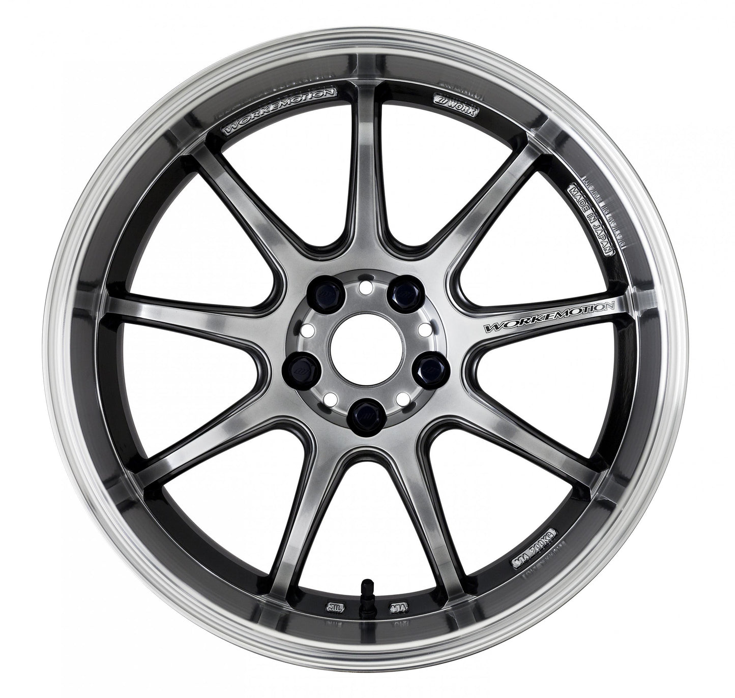 WORK EMOTION D9R SILVER: 18×8.5 +12 5-114.3 - Coastal Auto Performance