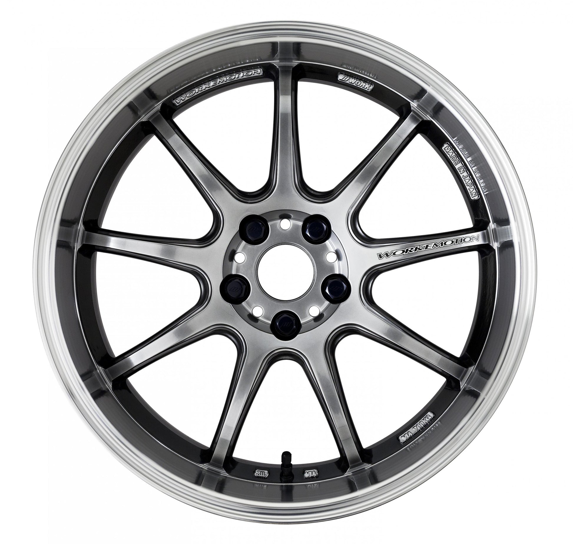 WORK EMOTION D9R SILVER: 18×8.5 +12 5-114.3 - Coastal Auto Performance