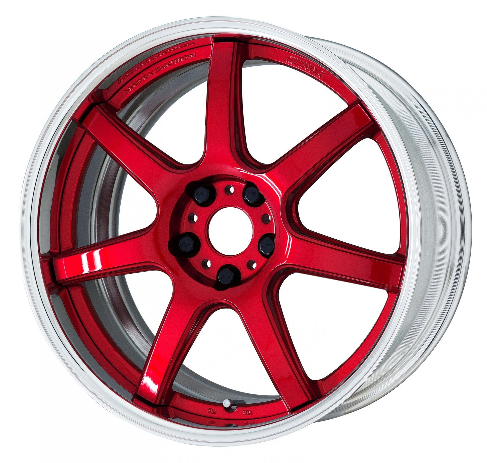 WORK EMOTION T7R CANDY APPLE RED: 18×8.5 +45 5-114.3 - Coastal Auto Performance