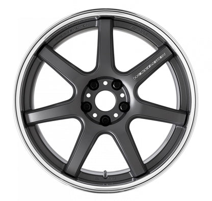 WORK EMOTION T7R 2P MATTE GUNMETAL: 19×10.5 +22 Rdisk 5-114.3 - Coastal Auto Performance