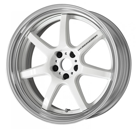 WORK EMOTION T7R 2P WHITE: 18×9.5 +28 Adisk 5-114.3 - Coastal Auto Performance