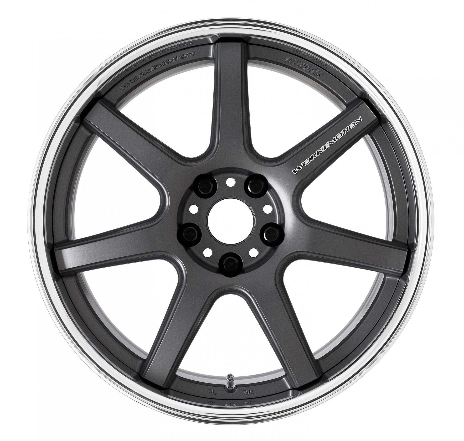 WORK EMOTION T7R 2P MATTE GUNMETAL: 18×11.0 +49 Adisk 5-114.3 - Coastal Auto Performance